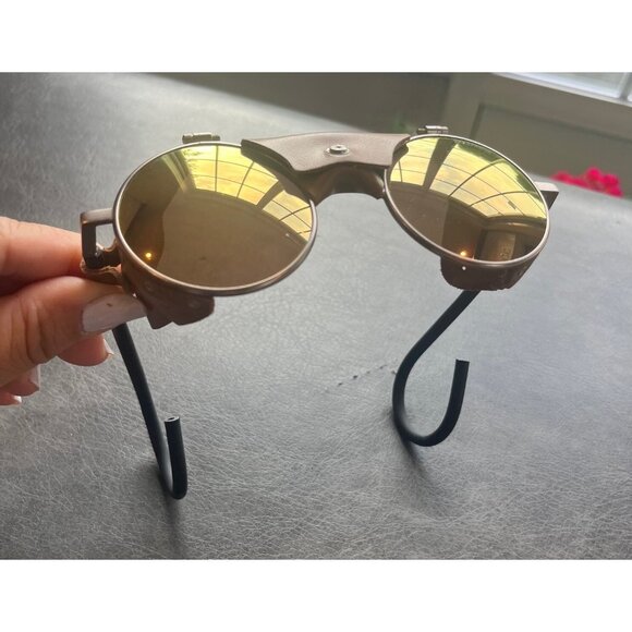 VIntage Julbo Vermont Classic Glacier Sunglasses in Spectron Brass/Brown - RARE! - Picture 4 of 16